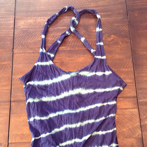 Tie-Dye Roxy Maxi Dress, Hi-Low knot bottom